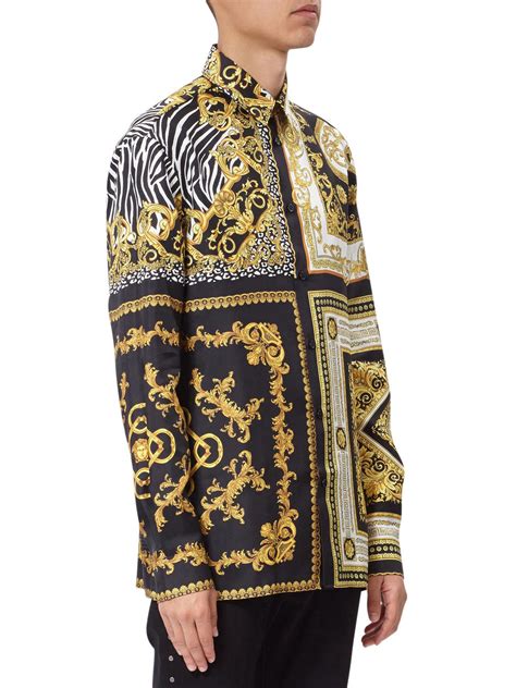 versace silk shirt outfit|wholesale versace silk shirts.